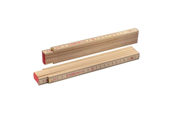 Zollstock Holz_ beige