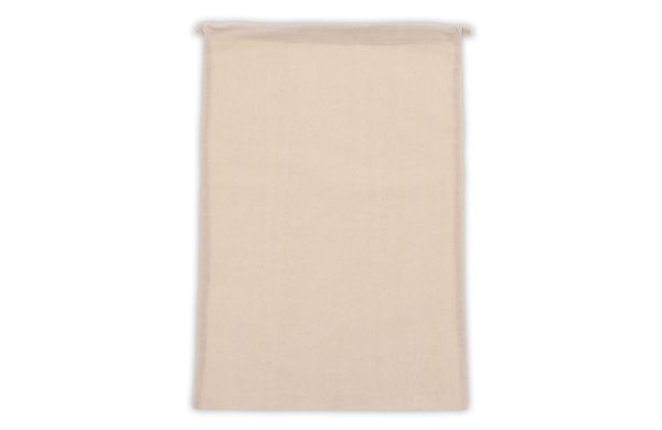 Zuziehbeutel OEKO-TEX® Baumwolle 140g-m² 30x45cm, ecru