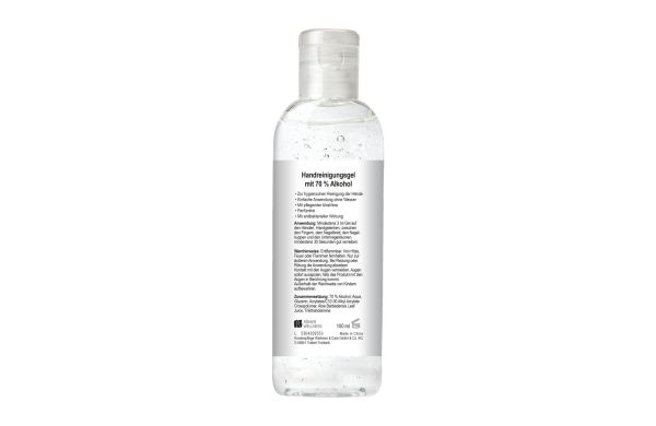 100 ml Alkoholisches Handreinigungsgel für die praktische Reinigung ohne Wasser