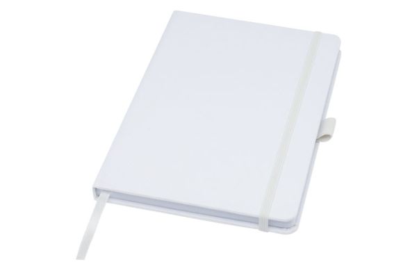 Honua A5 Notizbuch aus recyceltem Papier mit Cover aus recyceltem PET - weiss 