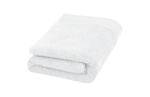 Nora 550 g/m² Baumwollhandtuch 50 x 100 cm - weiss 