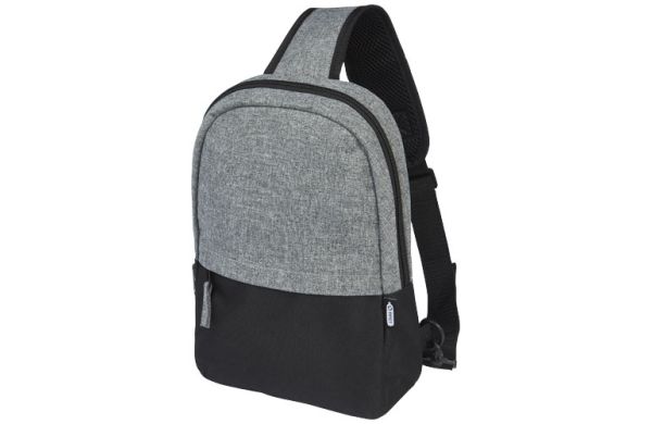 Reclaim GRS recycelte Tragetasche 3,5 L - schwarz, heather grau 