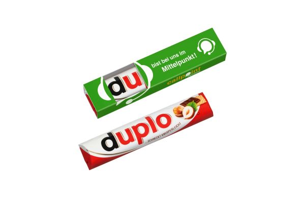 1er Duplo im Werbeschuber mit Sichtfenster