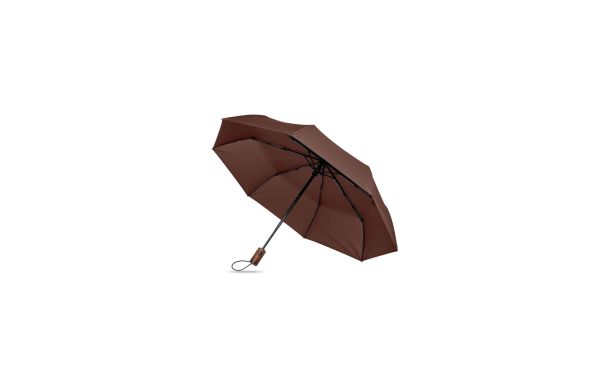 21" Automatik Regenschirm, Braun