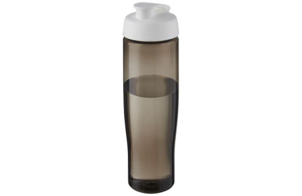 H2O Active® Eco Tempo 700 ml Sportflasche mit Klappdeckel - weiss, kohle 