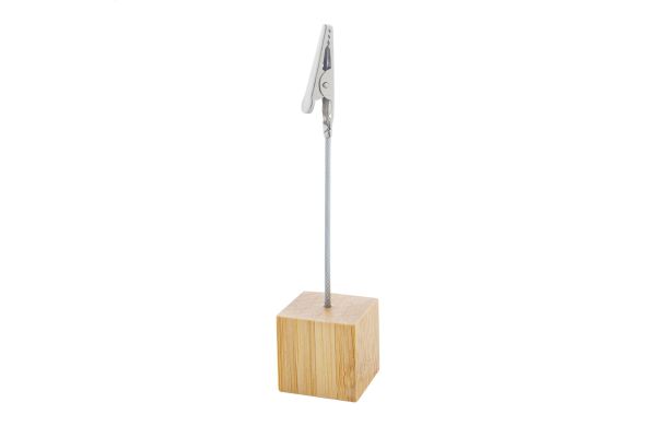 Bambus-Notizhalter Bombra, weiss