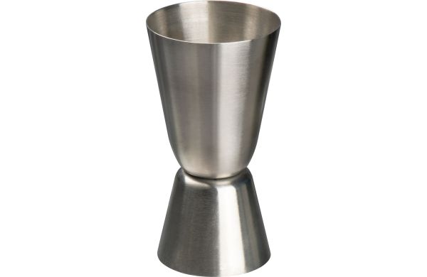 Barmaß 2cl und 4cl - silbergrau