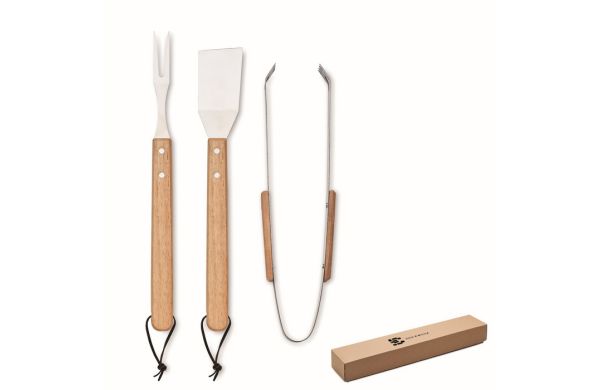 SMOKEY BBQ-Set Eiche, holz