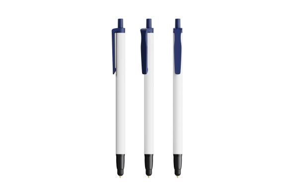 BIC® Clic Stic Stylus Ecolutions® Kugelschreiber Marineblau Recycelt Blaue Tinte