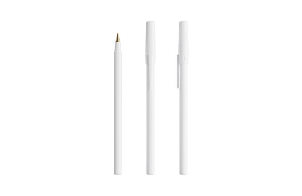BIC® Round Stic® Ballpen Weiß Blaue Tinte