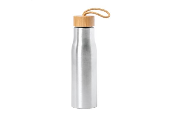 Bissip Edelstahl-Trinkflasche, silber