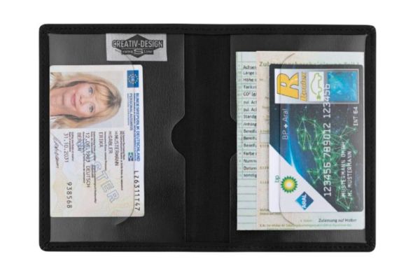 Blackmaxx® Kunstleder Führerscheintasche "EcoCraftPlus"