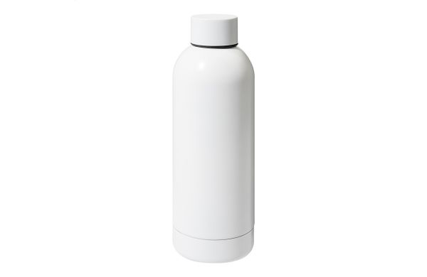 Blussi Edelstahl-Trinkflasche, weiss