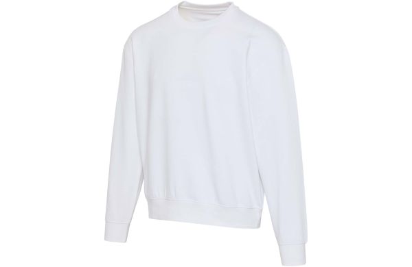 Boris Oversize Sweatshirt Rundhals 280 g/m², unisex, weiss, XS