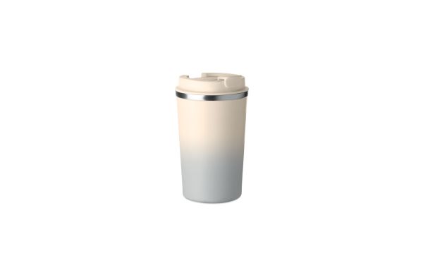 BRACE GRADIENT Doppelwandiger Becher 350 ml, grau