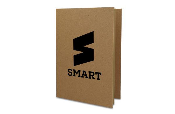Briefpapier-Set aus Recycling-Papier, natur