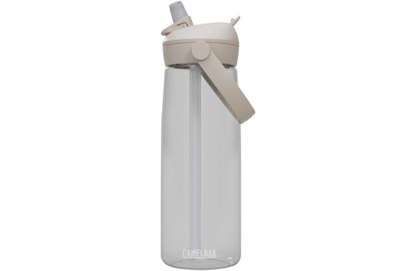 Camelbak® Thrive Flip 750 ml Tritan Renew Trinkflasche mit Flip Strohhalm, transparent klar