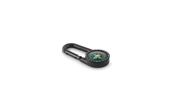 CHACO Outdoor-Kompass mit Karabiner, schwarz