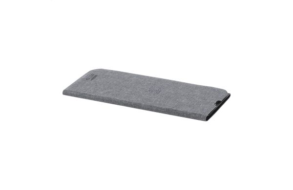 Chapati Wireless-Charger Mousepad, grau