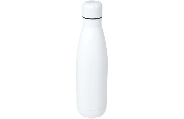 Cove 750 ml RCS-zertifizierte, einwandige Trinkflasche aus recyceltem Edelstahl, weiss