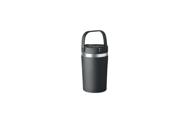 COZYCUP Doppelwandiger Becher 350 ml, schwarz