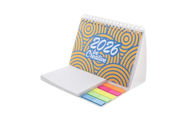CreaDate Combo Individueller Tischkalender, weiss