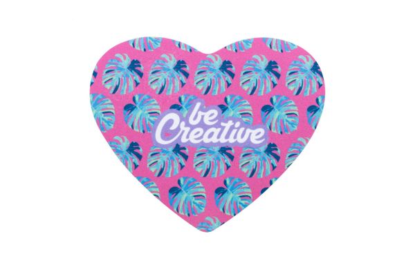 CreaFelt Cursor Love Mauspad RPET, weiss