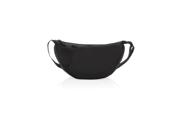crescent xl aware rpet half-moon sling tasche schwarz