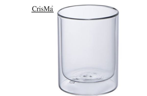 CrisMa Doppelwandige Glastasse 330ml