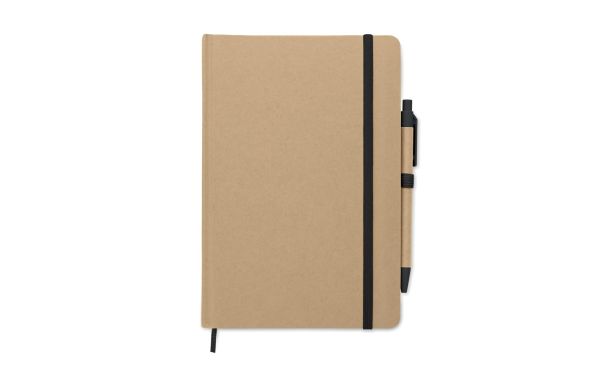 DIN A5-Notizbuch recy. - schwarz