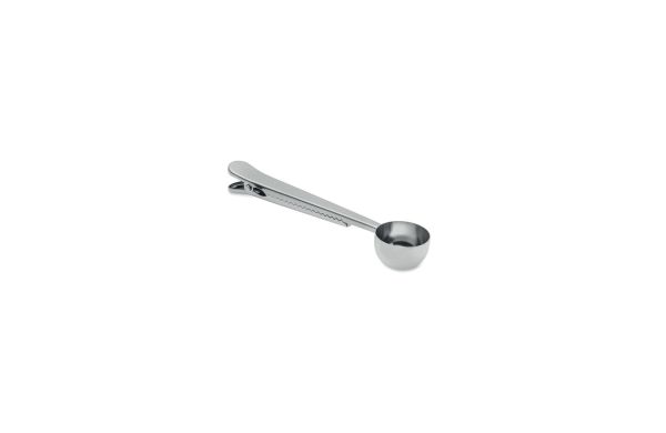 Dosierlöffel mit Klemme, Silber