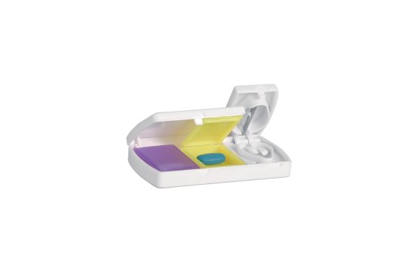 Doxer Pillendose, weiss