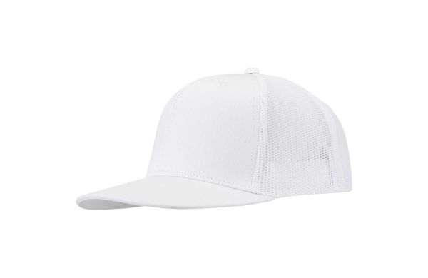 Drift Snapback Kappe mit 6 Segmenten, 260 g/m2, weiss