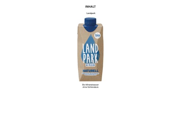 Drink Pack Landpark Mineralwasser naturelle in Werbeverpackung