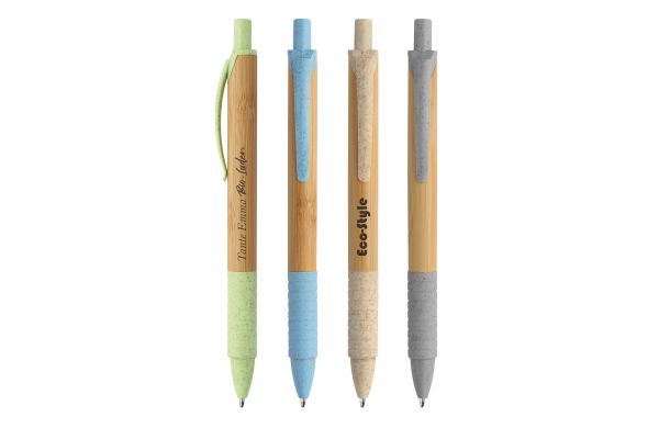 Druckkugelschreiber Bambus_ beige-beige