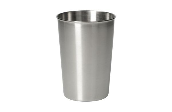 Edelstahlbecher "Metallo", 270 ml, silber