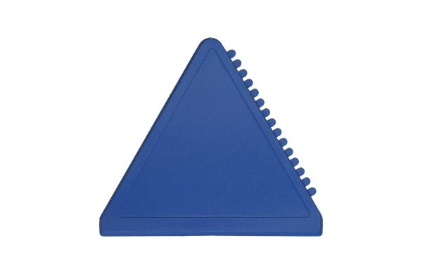 Eiskratzer "Dreieck", blau mit Kratzkante