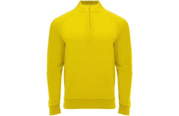 Epiro Half-Zip Sweatshirt Unisex, mittelgelb, S
