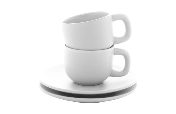 Espressotassenset Caturra, weiß