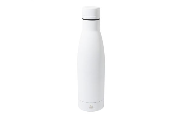 Flasche aus recyceltem Edelstahl Rubbar, weiß