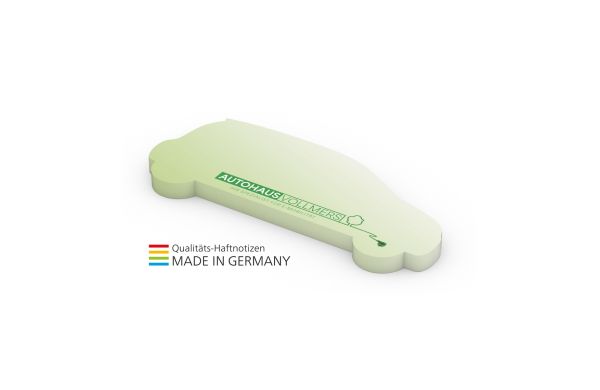 Form aus 125 x 72 mm green+blue