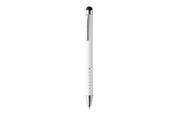 Gambit Touchpen mit Kugelschreiber, weiss
