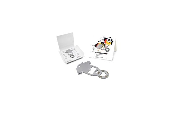 Geschenkartikel: ROMINOX® Key Tool Football / Fußball (18 Funktionen) im Motiv-Mäppchen Deutschland Fußballfan