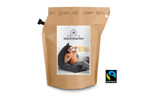 Geschenkartikel / Präsentartikel: Home-Office Wachmacher Kaffee Brühbeutel Honduras, wiederverwendbar, Fairtrade