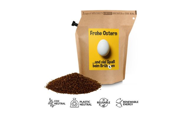 Geschenkartikel / Präsentartikel: Oster-Kaffee - Brüh(t)en