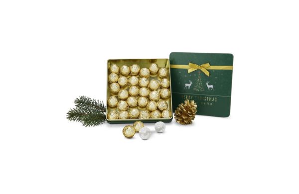 Geschenkartikel / Präsentartikel: Weihnachtliche Champagnertrüffel