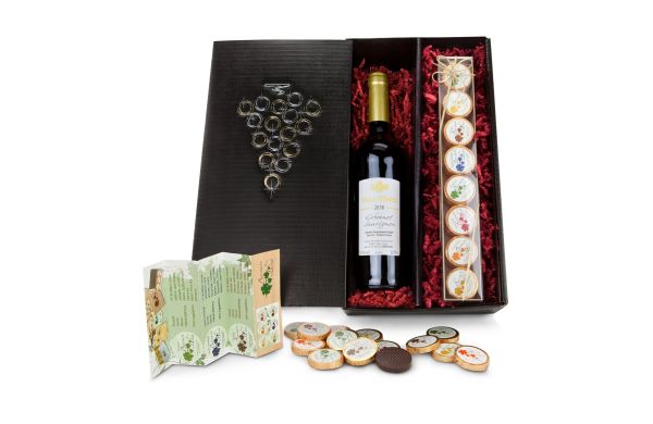 Geschenkset / Präsenteset: Chocolate for wine