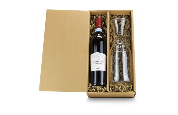Geschenkset: Rotwein & Karaffe