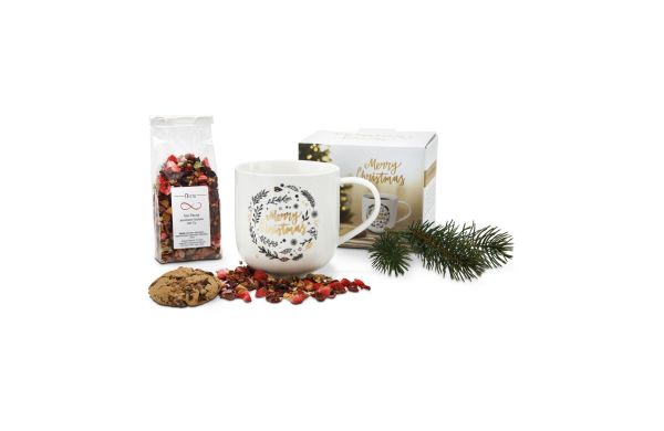 Geschenkset / Präsenteset: Weihnachtliche Teetasse