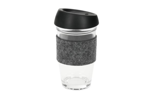 Glaskaffeebecher "Cristallo", large, transparent